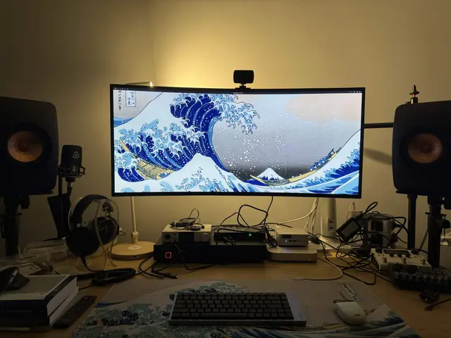 Loving my Minisforum with Omarchy (sorry for the mess)